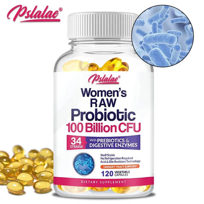 100 Billion Natural Organic Probiotics CFU Digestive Enzyme Cranberry