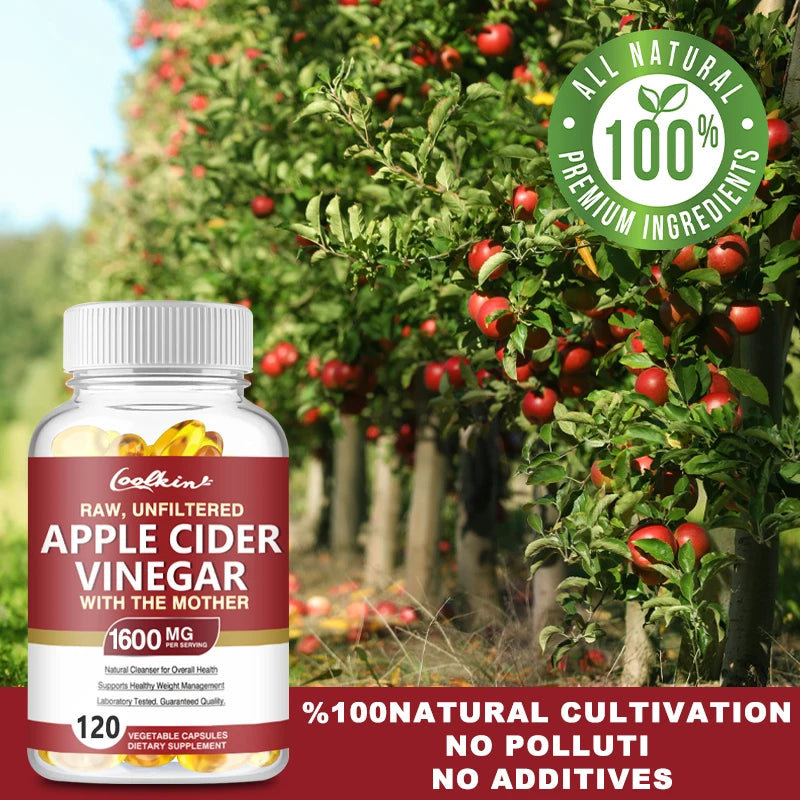 Premium Apple Cider Vinegar Capsules 1600 Mg