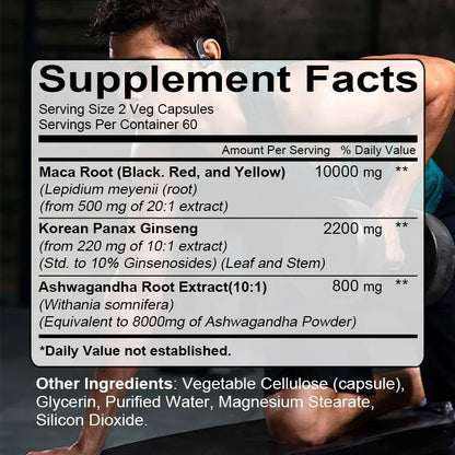 MACA, Helps Increase Athletic Endurance and Build Muscle.