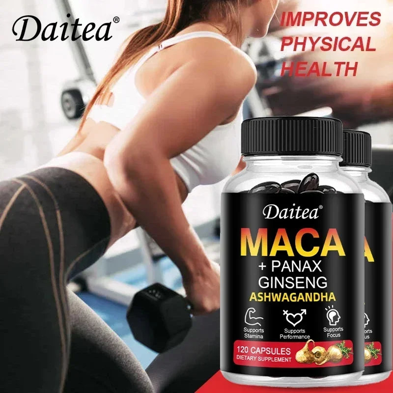 MACA, Helps Increase Athletic Endurance and Build Muscle.