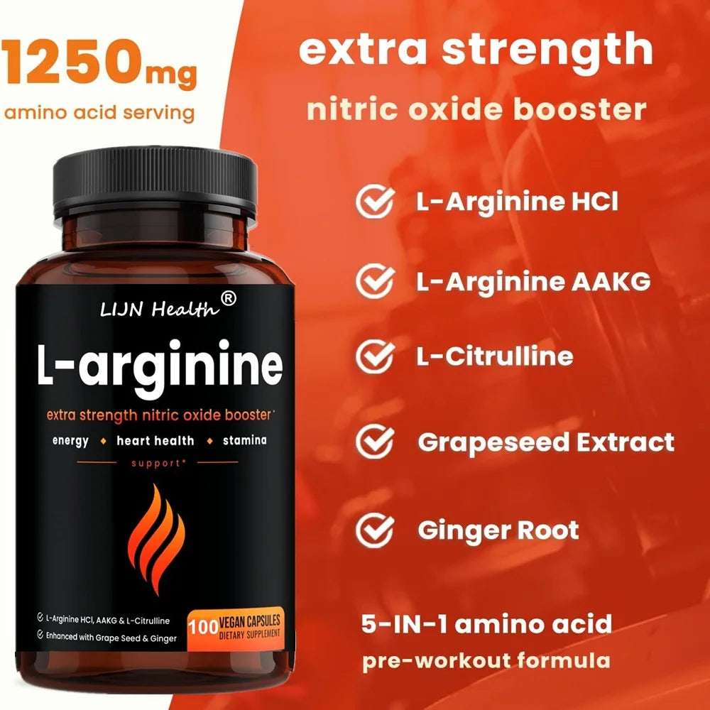 100 Caps L Arginine CAPSULES