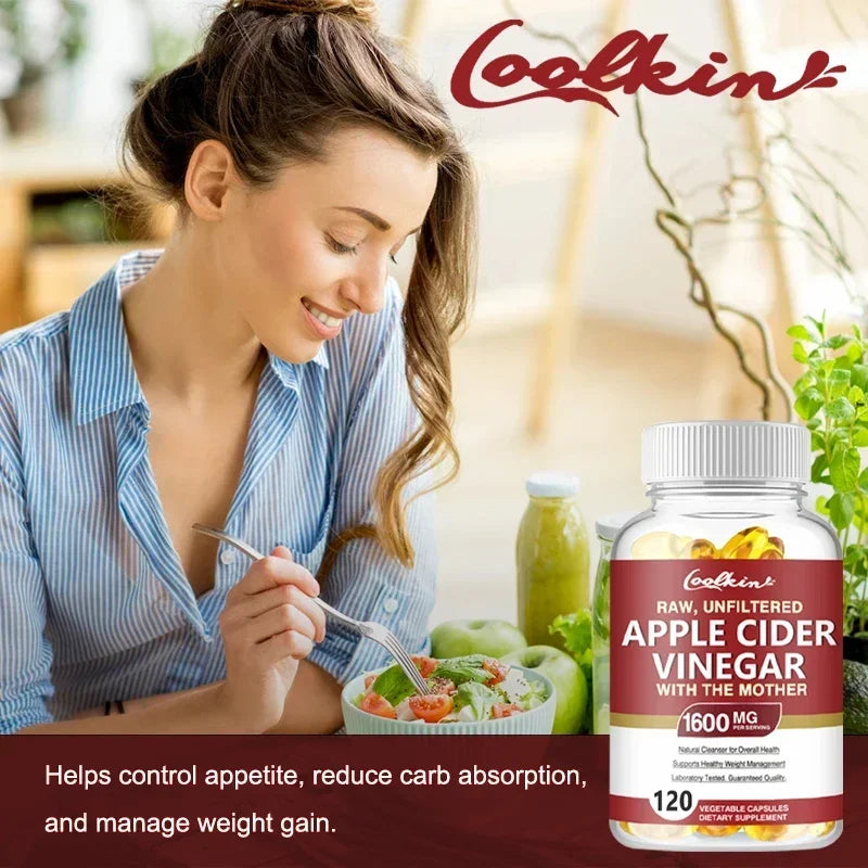 Premium Apple Cider Vinegar Capsules 1600 Mg